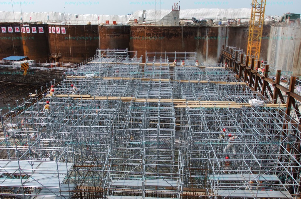 盤扣腳手架為什么在建筑之中如此盛行？